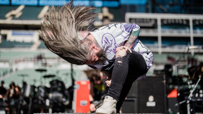 Header Suicide silence @ Choctaw Stadium, Arlington | Photo By Jeff Anderson